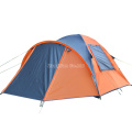 Дешевые Двойной Слой Гидроизоляции Палатка 3-4 Человек Оранжевый Бивуак Палатка